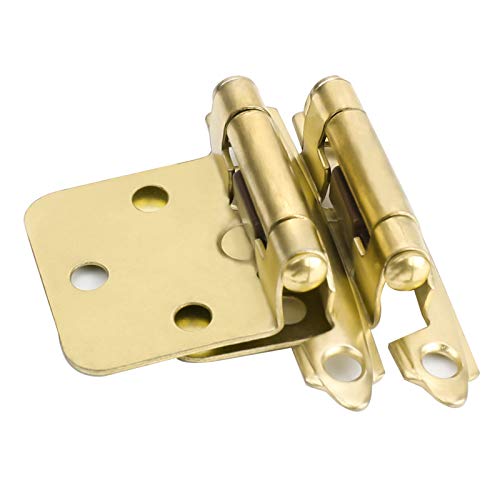 Haliwu 15 Pairs/Kitchen Cabinet Hinges, Overlay Hinges Soft Close Cabinet Hinge Gold Cabinet Door Hinges #TOP9