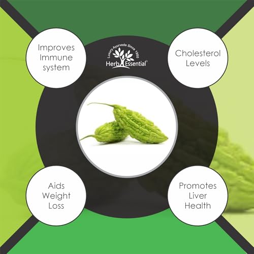 Herb Essential Pure Karela Powder – 100g | 100% Natural Bitter Gourd (Momordica charantia) | Supports Blood Sugar Management, Liver Health & Digestion | Rich in Antioxidants & Nutrients