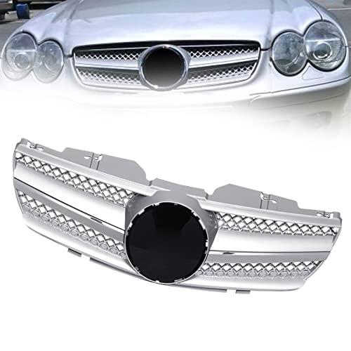 Calandre pare-chocs avant chrome pour Benz Classe SL R230 de prestige