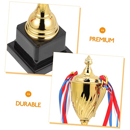 INOOMP 3Pcs Troféu De Plástico Brinquedos De Futebol Presentes De Futebol Troféus De Recompensa Trof