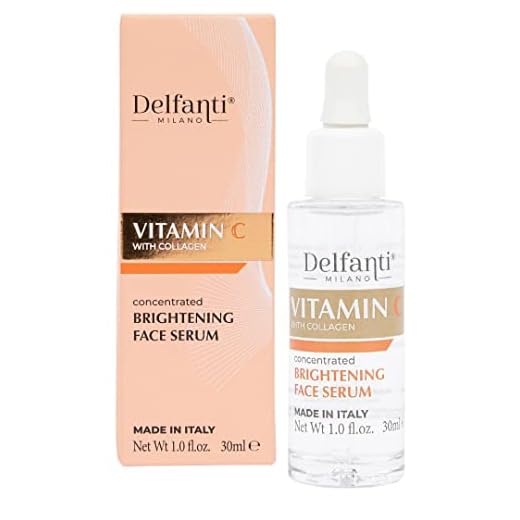 Delfanti Milano • VITAMIN C with COLLAGEN • Concentrated Brightening Face Serum • Made in Italy