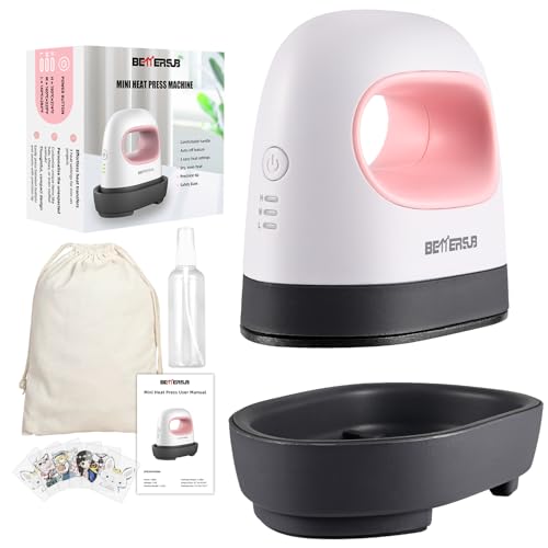 BetterSub Mini Heat Press Machine, Small Heat Press Portable Iron Press Machine, Sublimation and HTV...
