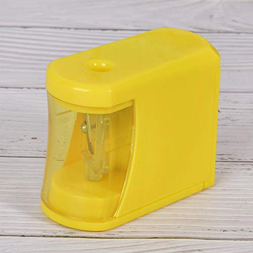 Pencil Sharpener,Electric Pencil Sharpener Kids Friendly Pencil Sharpeners Battery Operated Heavy Duty Classroom Pencil Sharpeners Yellow,for Colored Pencils - Image 9