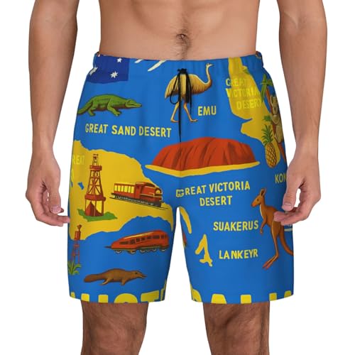 Pantalones cortos de playa para vacaciones de verano con estampado