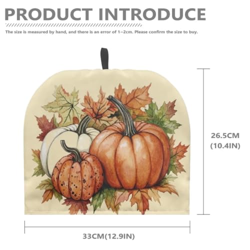 Image of Fall Pumpkins Teapot Cozies Keep Warm Insulated Cozy for Teapots Breakfast Warmer Kettle Cover Autumn Thanksgiving Decor Kitchen Accessories