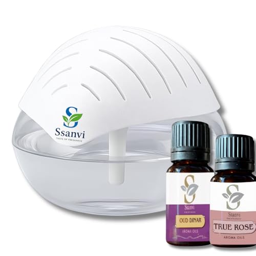 Image of 3-in-1 Air Purifier, Aroma Diffuser & Humidifier - 500mL Large Tank with Free Essential Oil | Quiet Operation, Removes Dust & Odour, Spreads Fresh Aroma - Perfect for Home, Office & Car