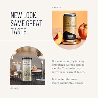 Lyre’s Classico 4-Pack, Non Alcoholic Sparkling Wine, Zero Proof Prosecco Alternative, Alcohol Free Drinks, Canned Mocktails, Ready to Drink, 45 Calories per Serve (8.45 Fl Oz x 4)