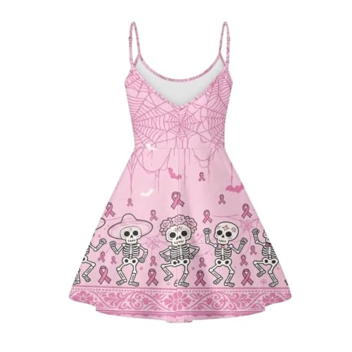 Image of Cozeyat Women Girls Summer Sleeveless Dress Casual Swing Beach Cover Up Knee Length Dresses,Large Size XS-4XL
