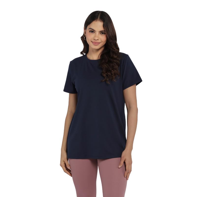 BlissClub Women The Last Tee - Boyfriend tee | Women’s t-Shirt | ½ Sleeves | Hip Covering | Cotton Tee-image-14