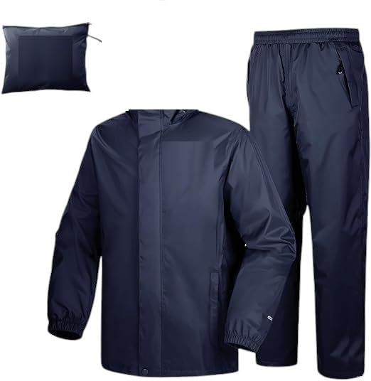 4v1 Waterproof Raincoat for Men | Lightweight & Durable Rain Jacket with Hood | Windproof & Breathable | Travel-Friendly, Bike & Motorcycle Use | E6-picture-19