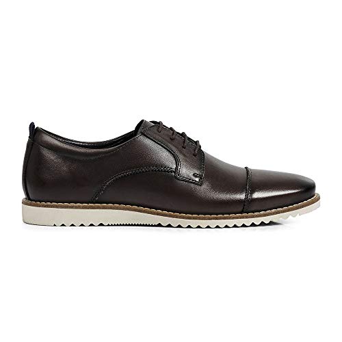 Sapato Brogue Masculino Couro Legítimo Calçadonet 29000 Café 42
