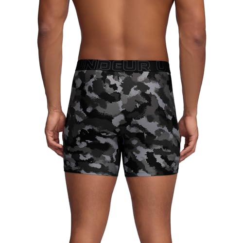 Under Armour Men's Performance Tech Print 6" Boxer Briefs2