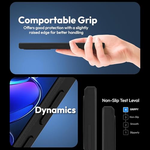 Image of TOUCCH Liquid Silicone Case Cover for Mi Redmi Note 12 Pro Plus 5G / Mi Note 12 pro+| Shock Proof & 360 Protection| Premium Black Cover for Mi Note 12 Pro Plus 5G | Silicone Sand Blast - Black