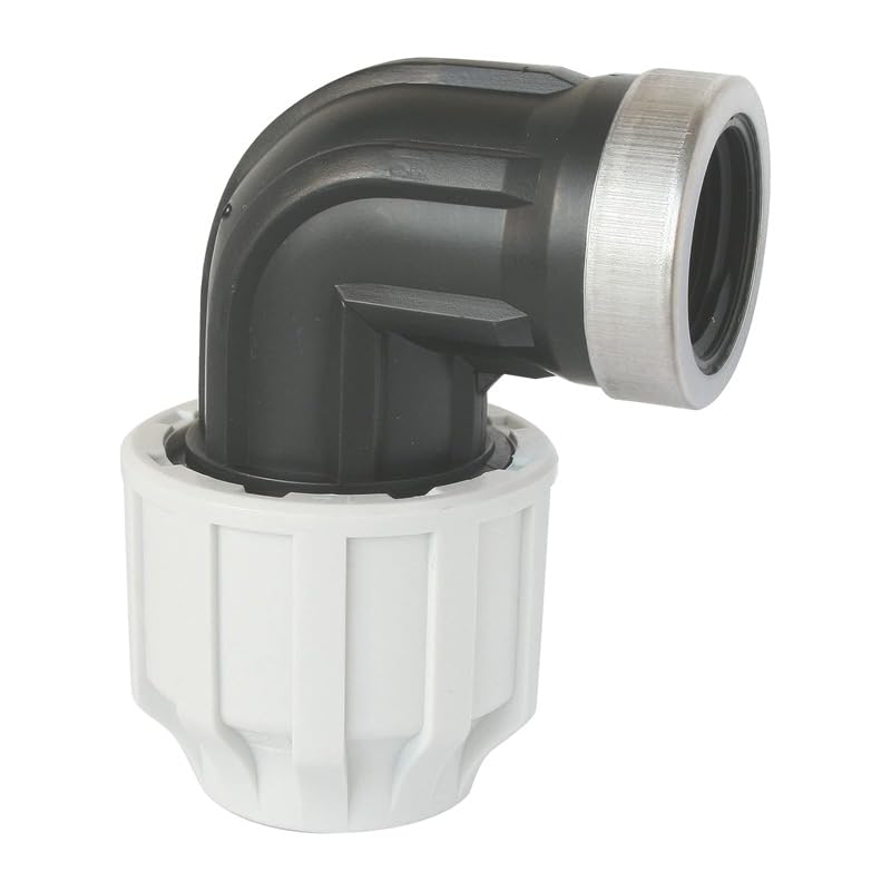 Somatherm 3725-32-26E Female Elbow 26/34 / PE32-Plastic, Grey, Gray, Norme - Image 2