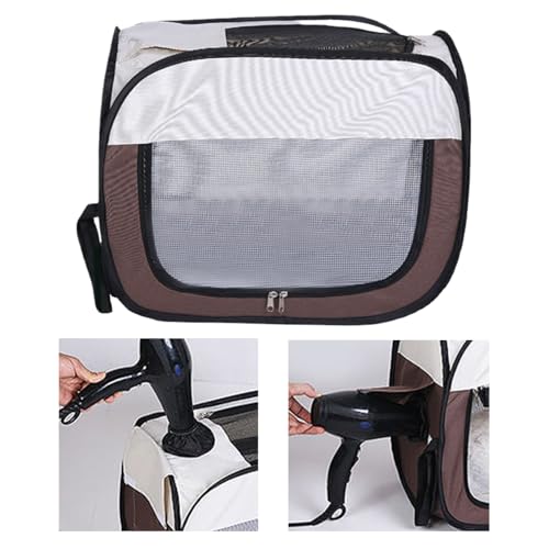 Boîte de séchage animaux imperméable et sèche-cheveux pour chat - 7