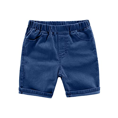 Toddler Baby Boys Denim Shorts Summer Casual Cargo Shorts with Pockets Pull On Short Pants