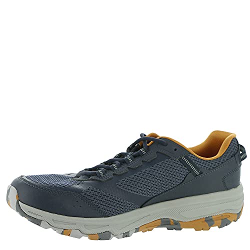 Skechers Men's GoRun Altitude - Trail Running Walking Hiking Shoe With Air Cooled Foam, Navy/Multi, 7