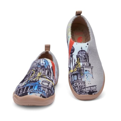Image of UIN Women's Art Travel Shoes Slip On Casual Cozy Loafers Lightweight Comfort Fashion Sneaker Toledo Ⅰ