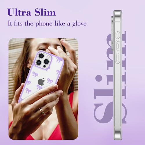 Coque iPhone 13 Pro Max anti-rayure fine qui protège l'objectif avec style violet - 5