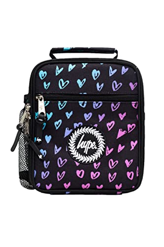 hype Unisex Scribble Heart Pink Crest Lunchbox
