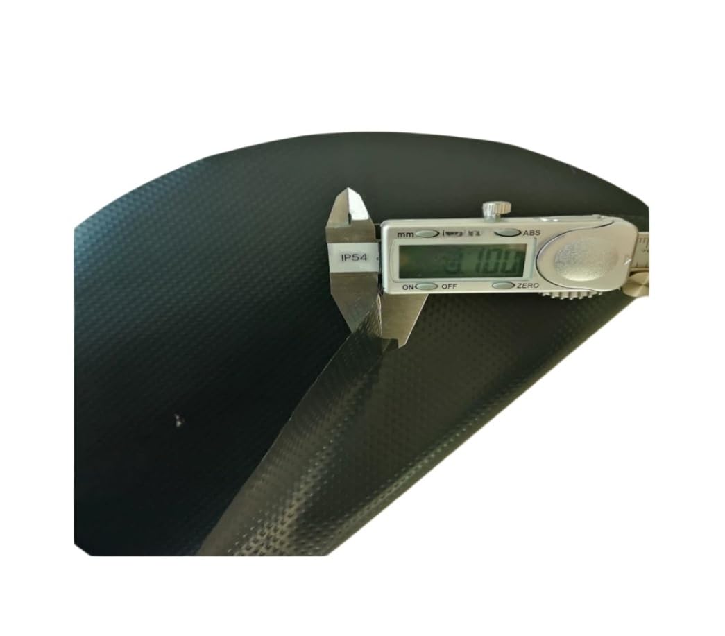 Confezione da 100 fogli di wafer ESD neri, antistatici, testurizzati, per semiconduttori (0,055 x 200 mm)