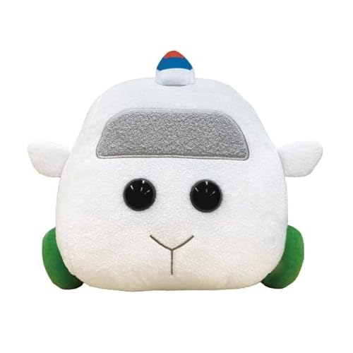 PUI PUI モルカー DRIVING SCHOOL 教習シロモ 抱っこぬいぐるみ サイズ:約W270×H260×D300mm
