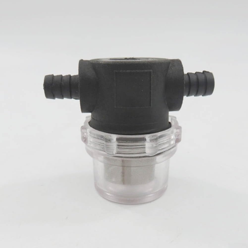 1/2 Zoll Wasserfilter Edelstahl 50 Mesh Inline Sieb für Pumpe Sprüher Hochdruckreiniger Transparent Gehäuse Leicht zu Reinigen