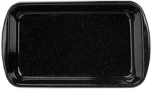Riess, 0434-022, baking dish 32x19, classic baking and roasting dish, LWH 36x21.2x5.5 cm, weight 1 kg, enamel, black - Image 3