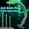 Jixaxe Extra Langer Tentakel Analplug Realistischer Aal Buttplug Silikon Dildo Monster Fantasy Dildos mit Ankerförmige Basis Butt Plug G-Punkt Prostata Stimulation Sexspielzeug für Männer Frauen (M) #3