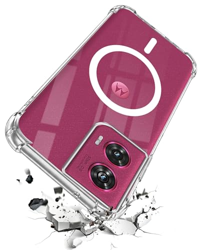 Image of Jkobi Shockproof Crystal-Clear Back Cover for Motorola Moto Edge 50 Fusion (Magsafe Wireless Support | Drop & Camera Protection | Hard Polycarbonate)