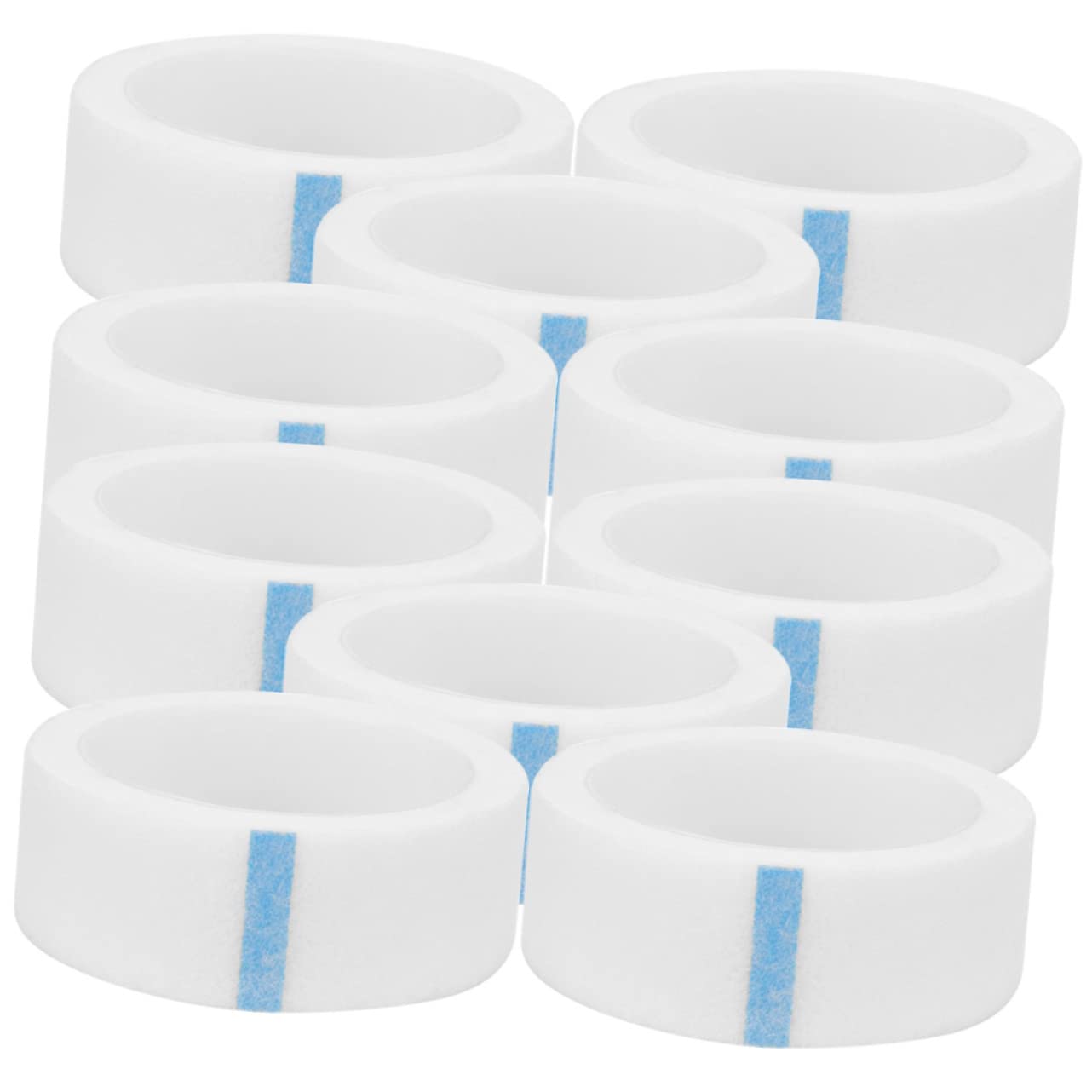 BELLIFFY Eyelash Extension Tape Set (10 Rolls) 4.3m/roll Non-Woven for Lash Techs Salon Use