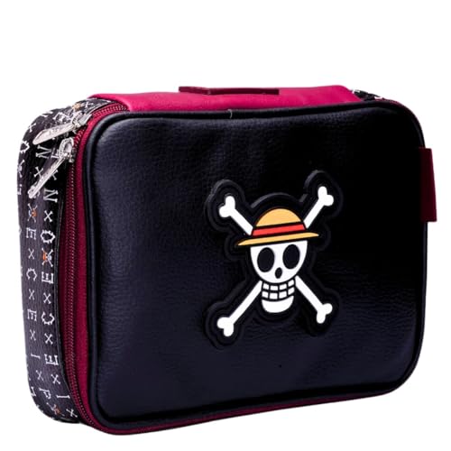Estojo Box 100 Pens Luffy Skull One Piece - Zona Criativa
