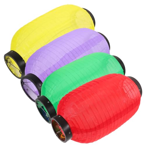 MOBUTOFU 4 Faroles Decorativos Japoneses para Colgar En El Hogar, Estilo Japonés, para Fiestas, Bricolaje