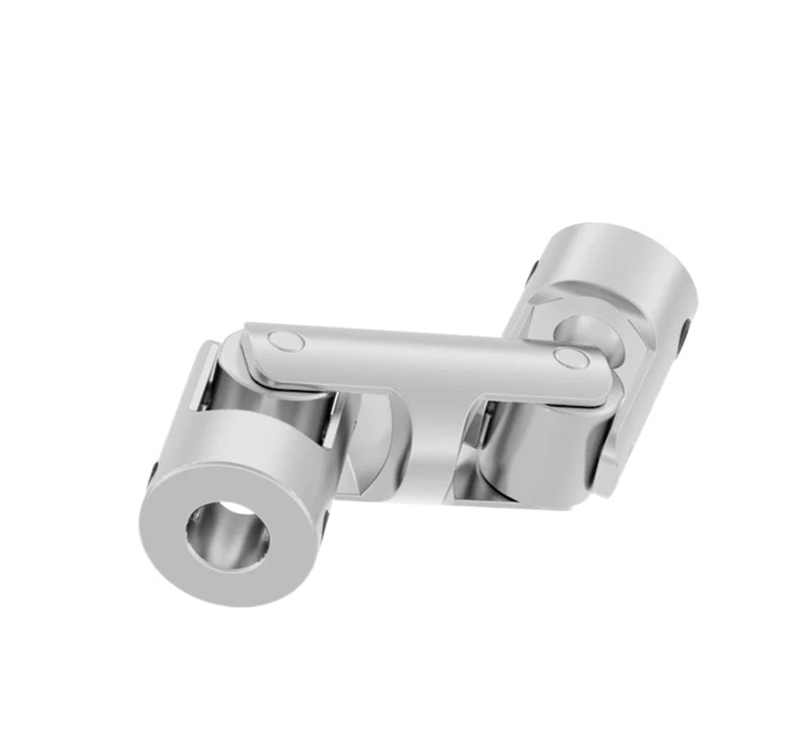 Rigid coupling,Stainless steel rigid coupling 1pcs D12L52 Mini Coupling Universal Joint Diameter 12mm Length 52mm Coupler Gimbal Joint Cardan(5mm to 5mm)
