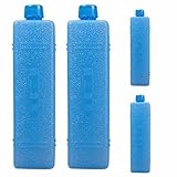 Aizuoni 4 Stück Kühlakkus Für Kühltasche, Cooler Ice Packs Wiederverwendbare Langlebige | Eiskristallbox Für Klimaanlagenlüfter, Gefrierpakete Für Lunchpakete, Luftkühler, Lebensmittelkonservierung