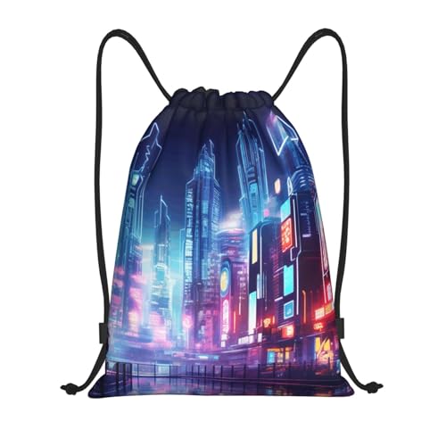 hacker era print Drawstring Bag Sack Gym Bag Ditty Bag for Gym Traveling, Hiking, Yoga, Shopping for Adult