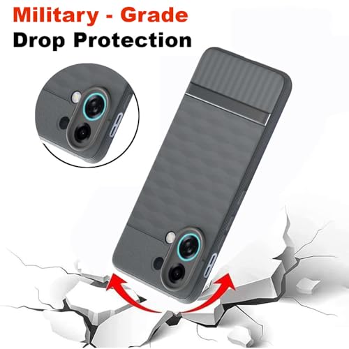 Image of Shockproof Case for Oppo K13 Turbo 5G | Full Camera Protection | TPU Flexible Back Cover for Oppo K13 Turbo 5G (Graphite Grey)