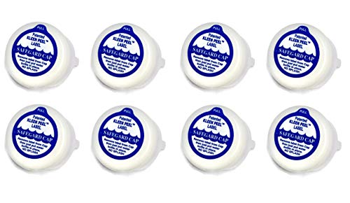 Aquanation Bpa Free Reusable Water Bottle Cap For 3 Or 5 Gallons - 55Mm Non Spill Anti-Splash Peel White (Quantity Of 8) Made In Usa #TOP11