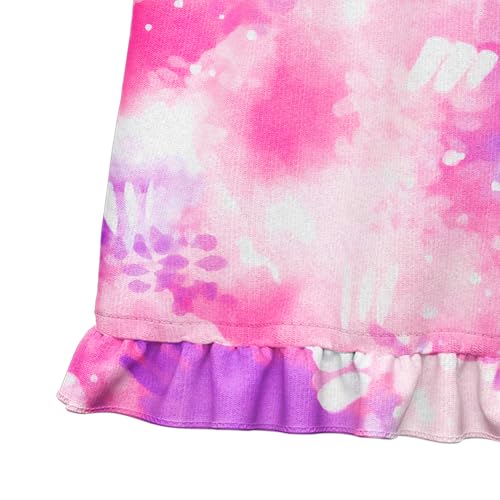 Image of LQSZ Girls Summer Clothing Sets Tank Tops and Ruffle Shorts Cute 2 Piece Outfits for Toddler Girls