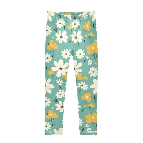 Girls' Leggings Flowers Florals Kids Yoga Tights Pants 1 Pack 20857832