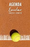  Agenda Escolar 2021-2022 Tenis: Agendas 2021-2022 dia por pagina  Planificador diario para niñas y niños Jugadores  material escolar Ideal para ... Primario colegio secundaria  Portada Tennis