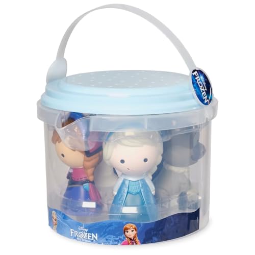 Image of Disney Store Official Bath Set (Frozen) - Kids Bath Accessories with Beloved Disney Characters - Colorful and Fun Bath Time Essentials for Kids - Suitable for All Ages