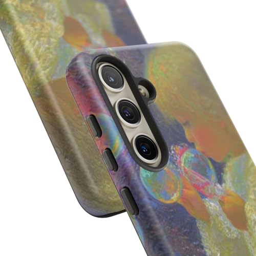 Coque Samsung S24 ange fleurs rigide idée cadeau originale - 2