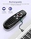 Elegamefy 2-in-1 USB C Presenter, Wiederaufladbarer Wireless Presenter mit Laserpointer für Mac Windows Linux Powerpoint Präsentation Fernbedienung