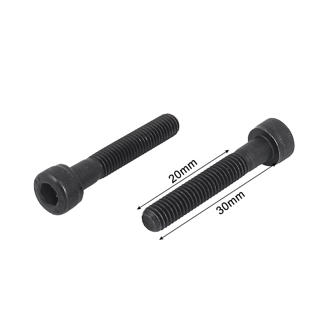 TOP-VIGOR 30Pcs Hexagon Socket Head Cap Screws - Image 2