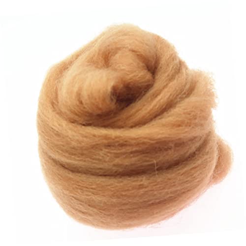 IWOWHERO Merino Wool Fibre 40 Assorted Colors 5g Craft Kit for Needle Felting Wet Felting