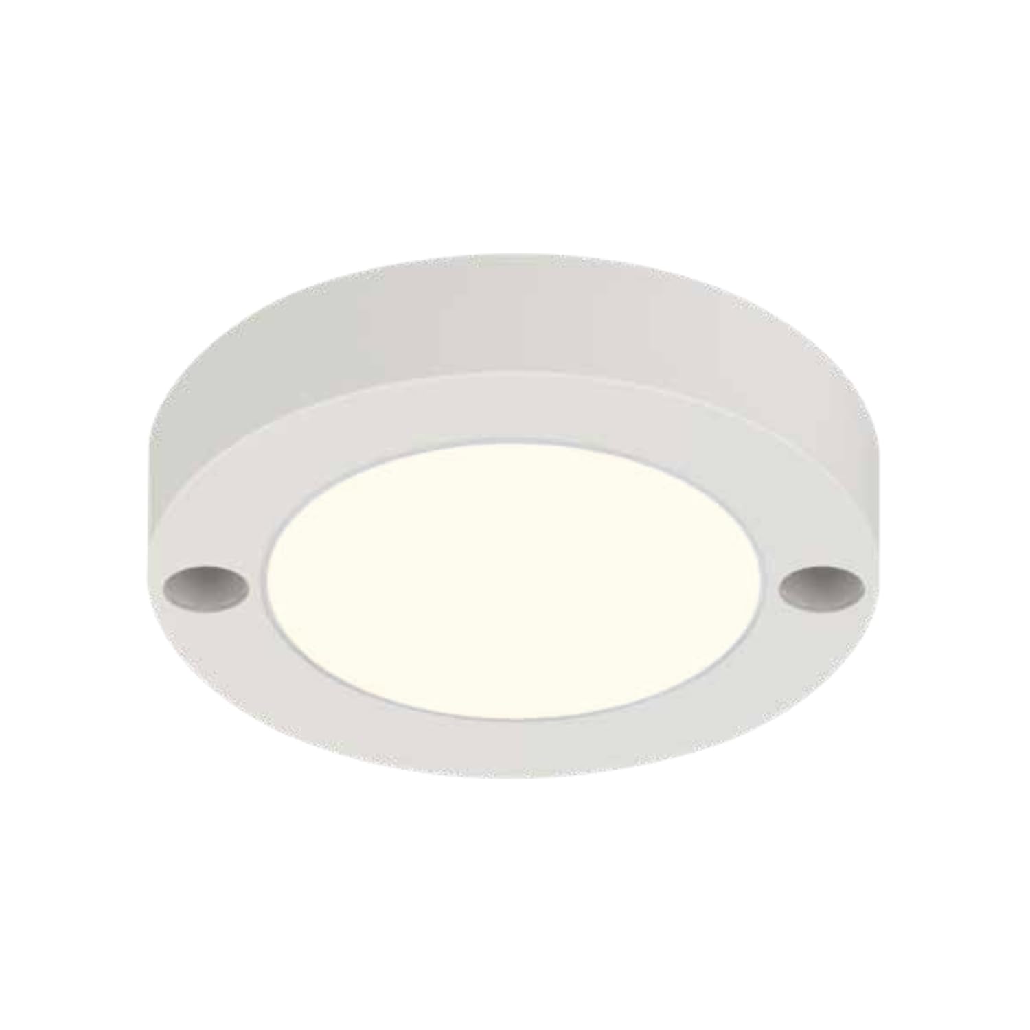 Panasonic 3W LED Mini Modular Surface Downlighter, 3W Round LED Cabinet Light, 2kV Surge Protection, Life 15000 BH, Mini Cabinet Light, Warm White 3000K (PDLM28033R1), Polycarbonate