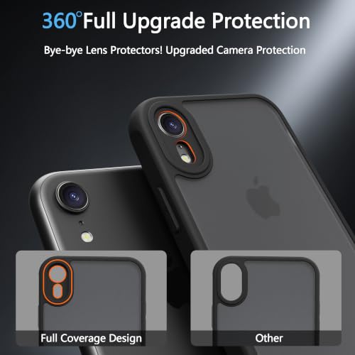 Image of iPhone xr Case,Translucent Matte(Black)