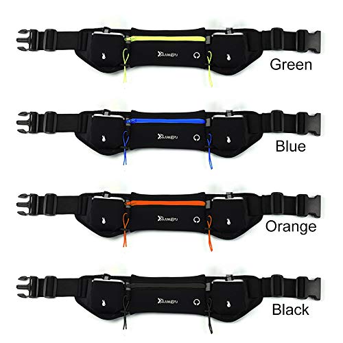 Ajcoflt Bolsa de cintura Cinto de corrida para garrafas de água Bolsa de telefone à prova d'água pa