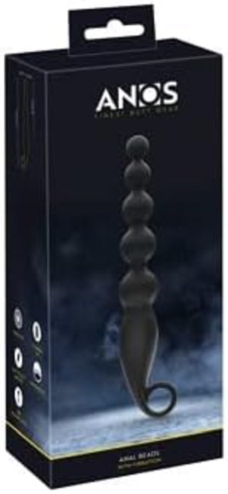 Anos Vibrating Anal chain-5529330000 Schwarz One Size